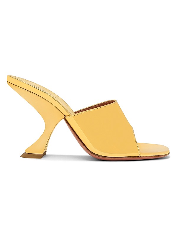 Amina Muaddi Taylor 90MM Leather Mules | Saks Fifth Avenue