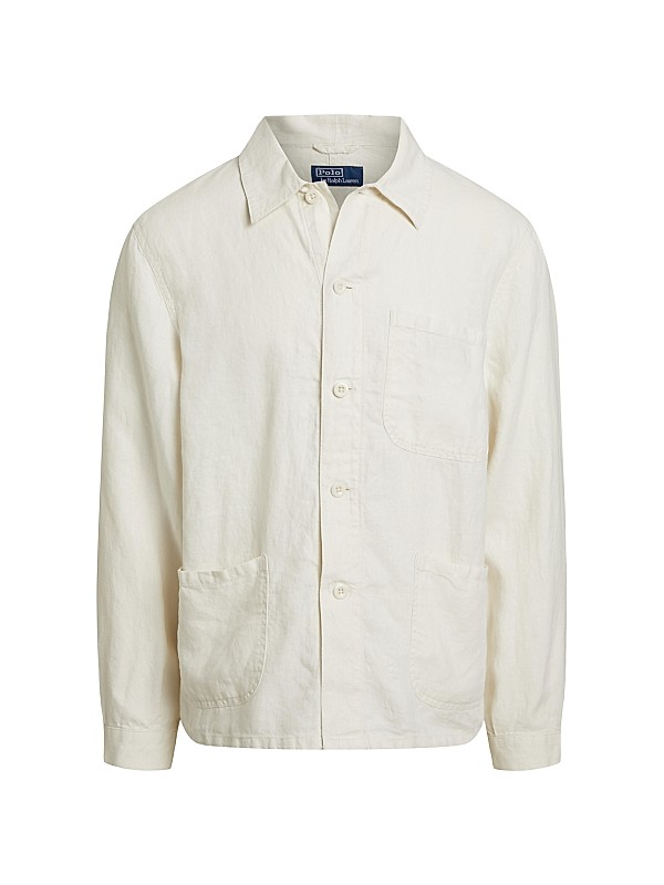 Polo Ralph Lauren Linen Utility Jacket | Saks Fifth Avenue