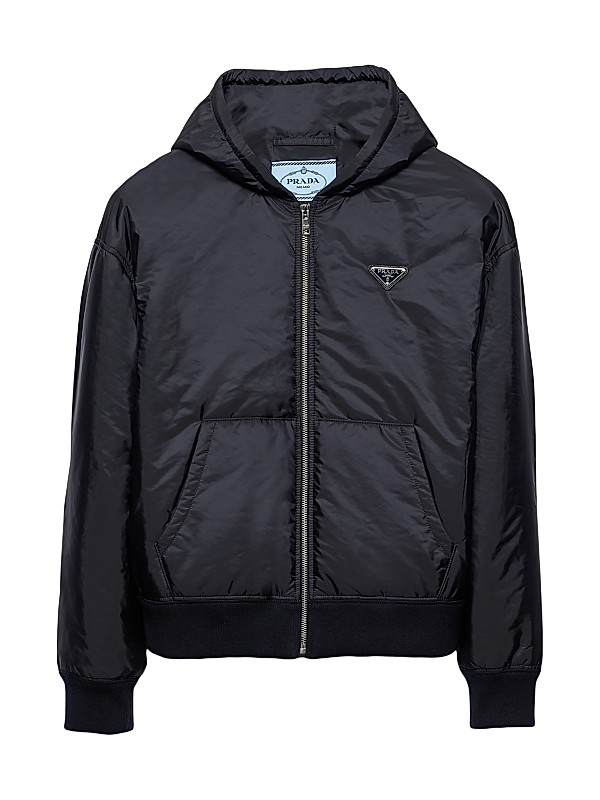 Prada Lightweight Hooded Re-Nylon Blouson Jacket | Saks Fifth Avenue