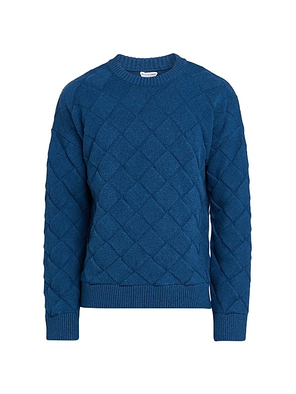 Bottega Veneta Intrecciato 3D Wool-Blend Knit Sweater | Saks Fifth