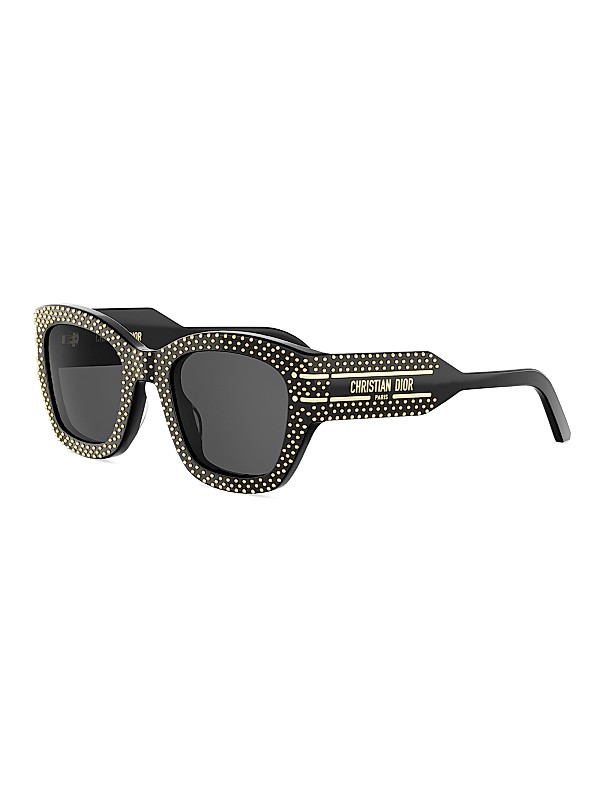 DIOR DiorSignature S16I 52MM Studded Square Sunglasses | Saks
