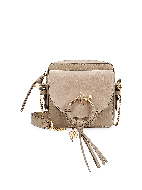 See by Chloé Mini Joan Suede & Leather Crossbody Bag | Saks Fifth