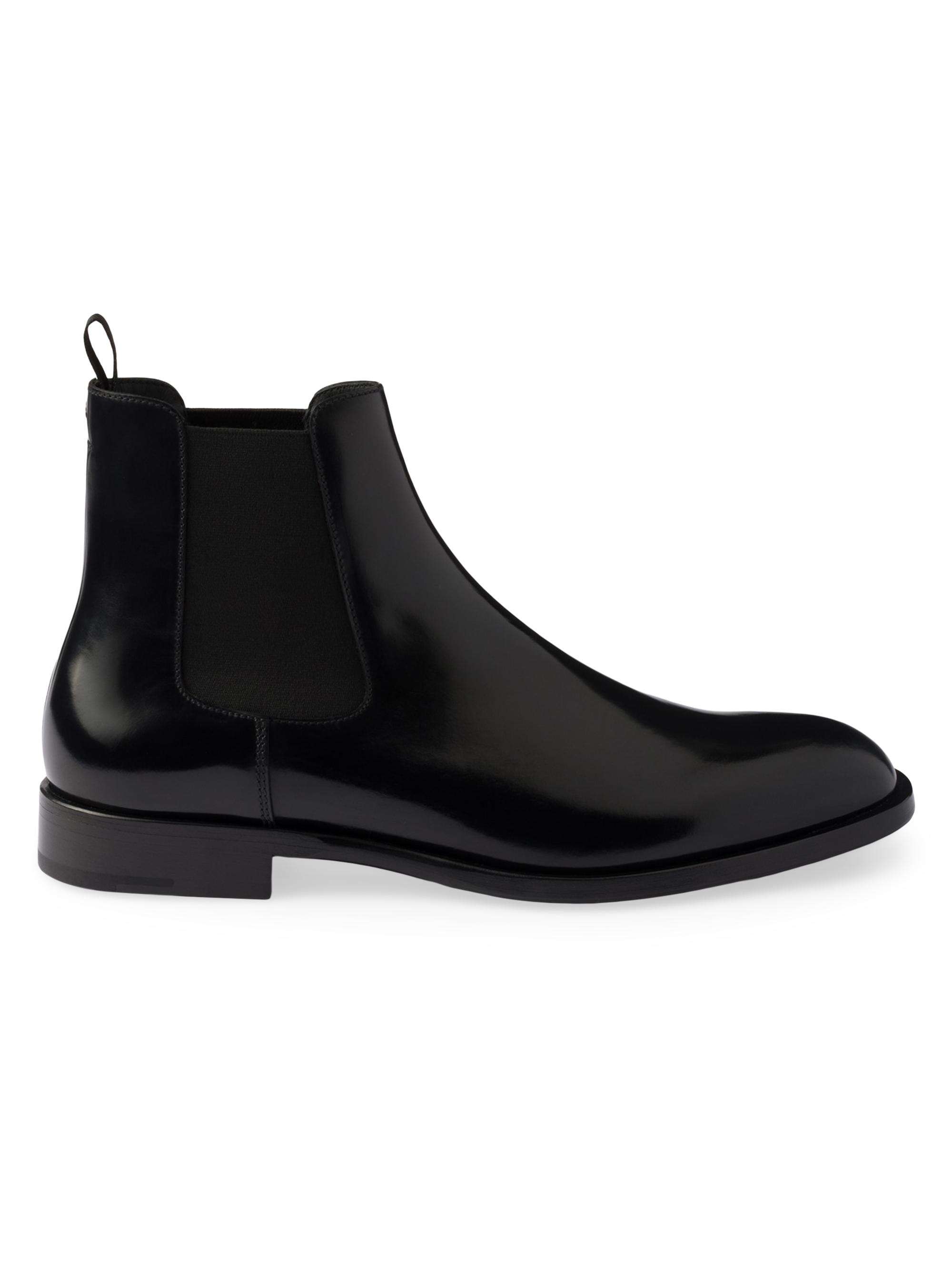 Saint Laurent Wyatt Leather Chelsea Boots | Saks Fifth Avenue
