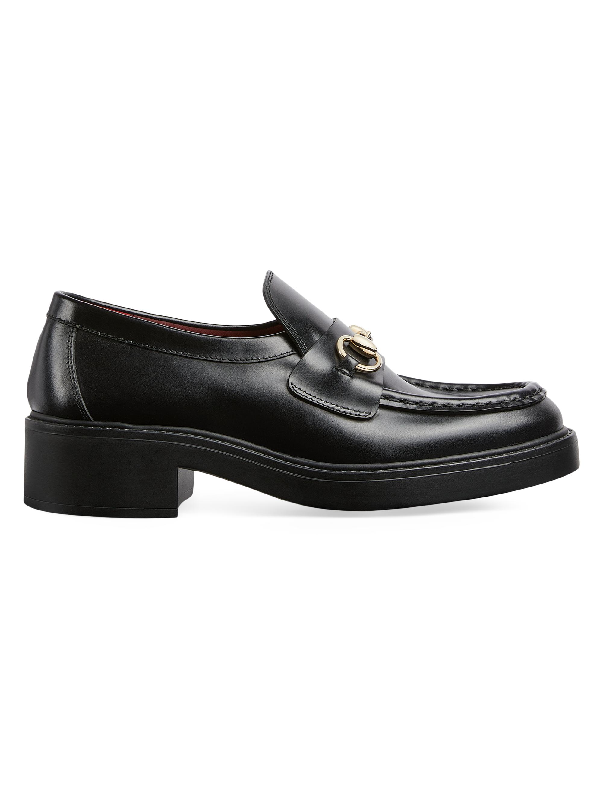 Gucci Konrad Leather Loafers | Saks Fifth Avenue