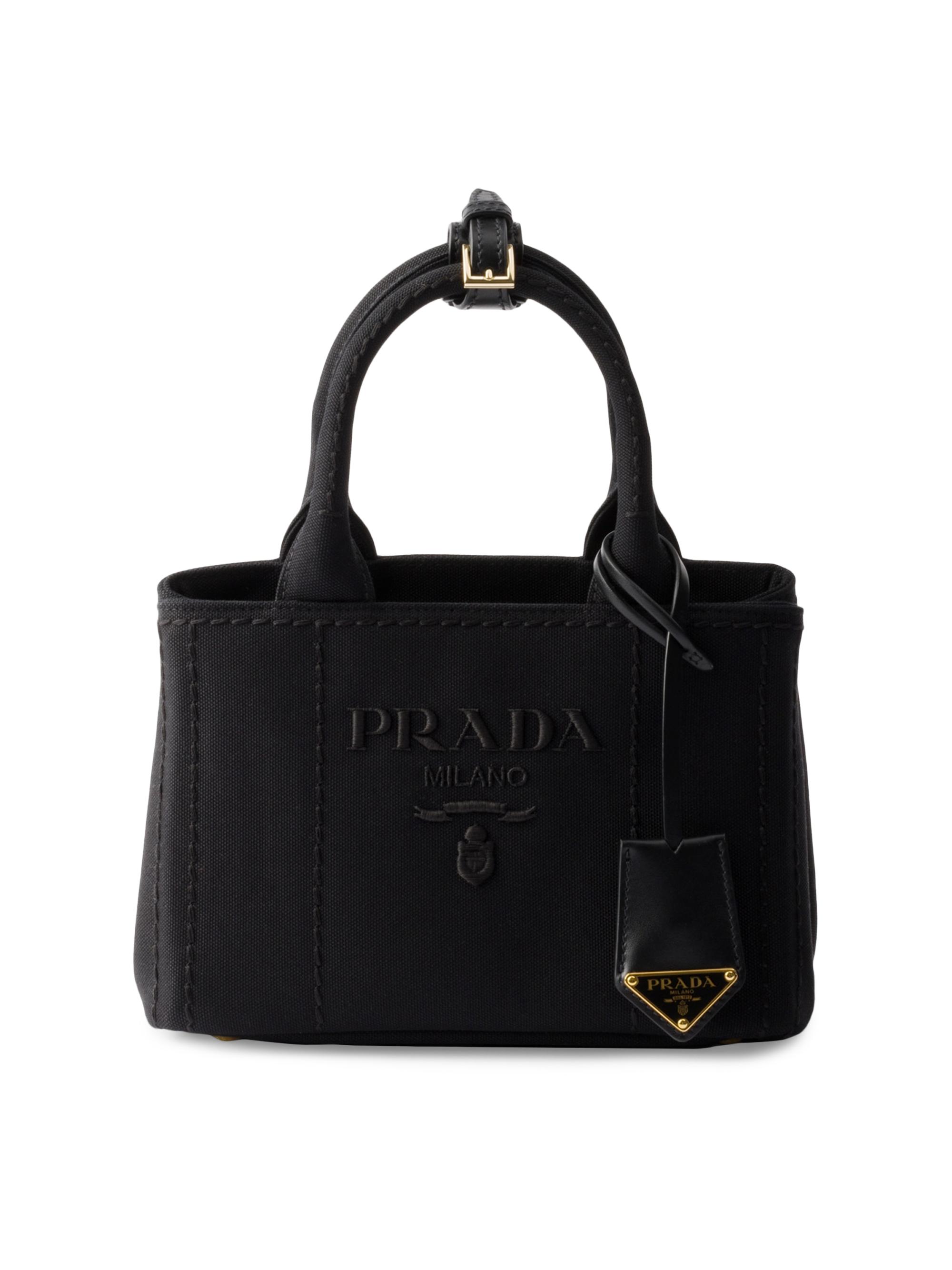 Prada Leather Mini Top Handle bag | Saks Fifth Avenue
