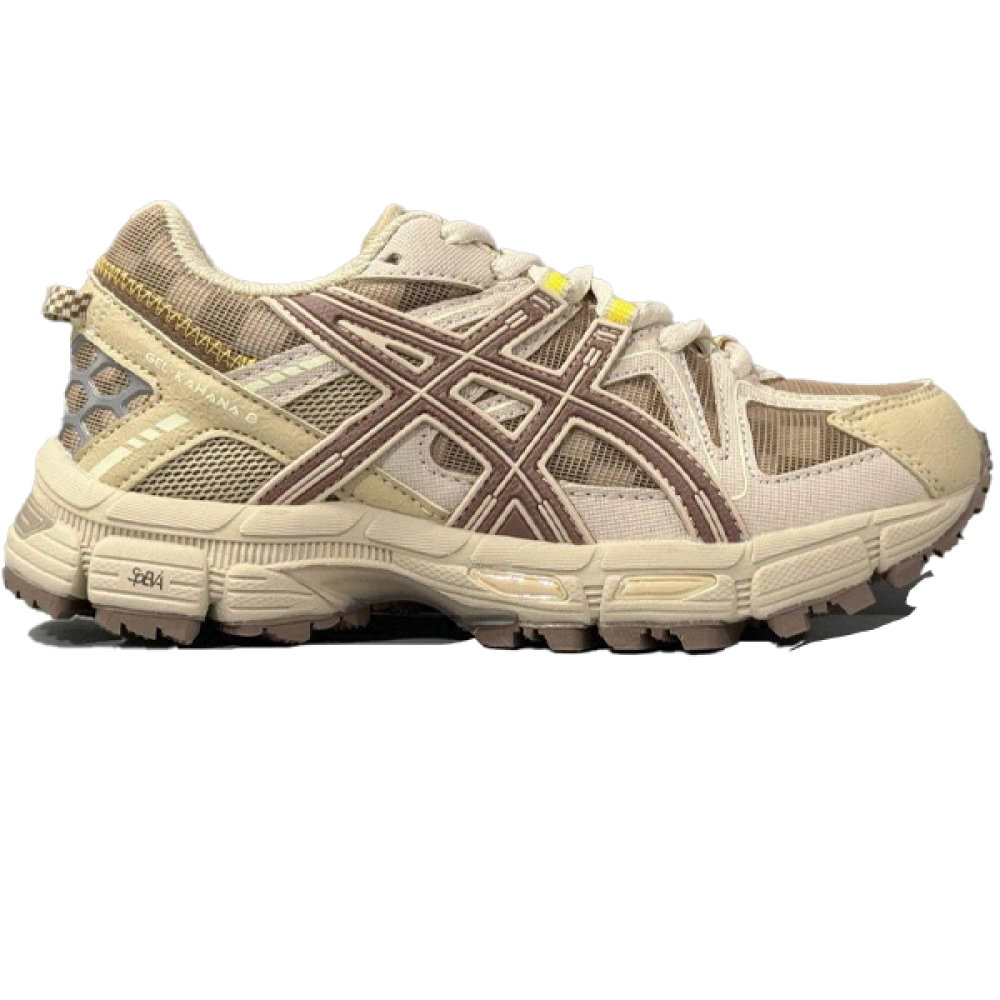ASICS GEL-KAHANA 8 LIGHT BEIGE UNISEX SPORTY RUNNING SHOES - E