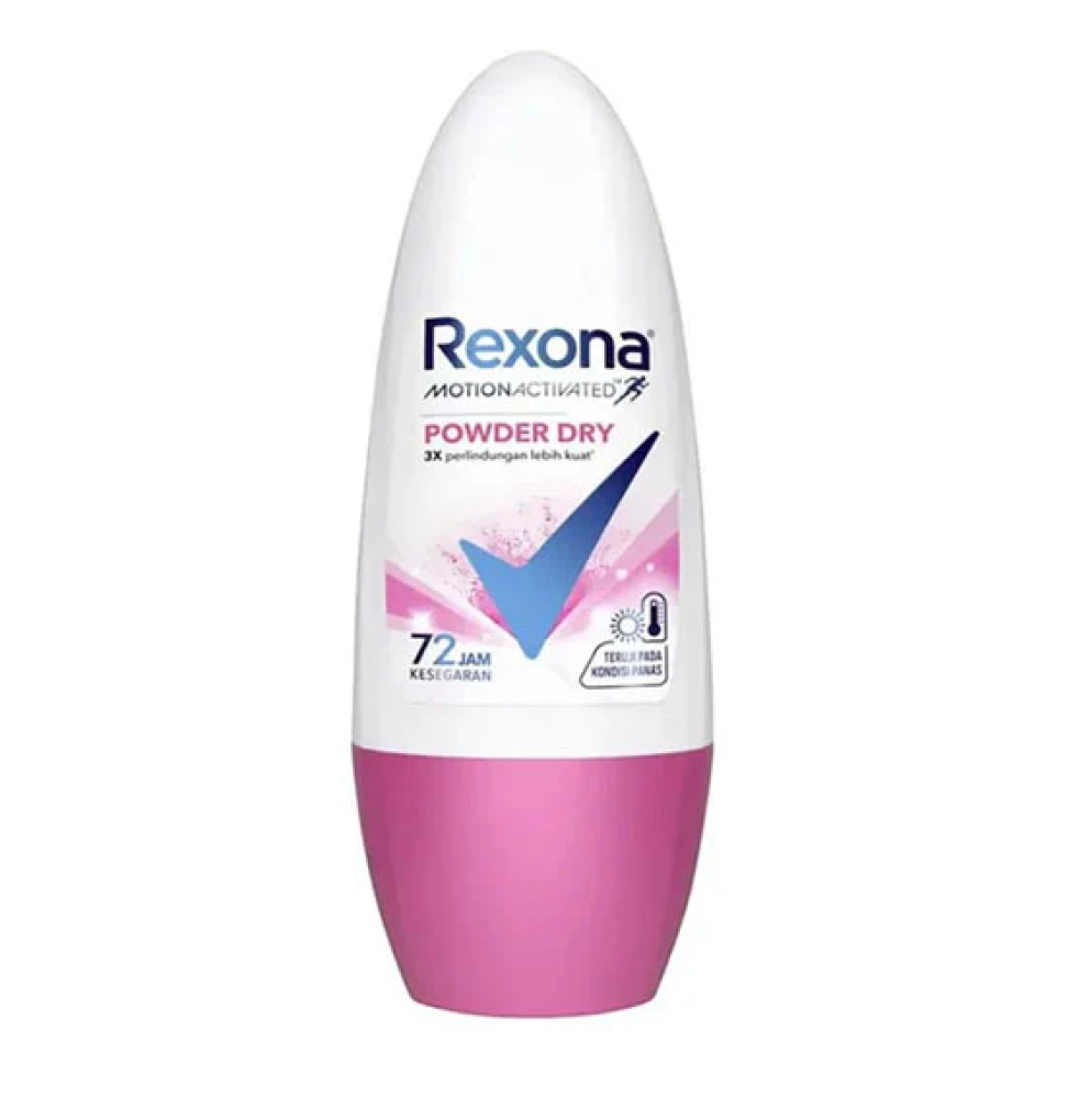 Rexona Roll-On Powder Dry 72H Protection Deodorant 45ml - دنيا