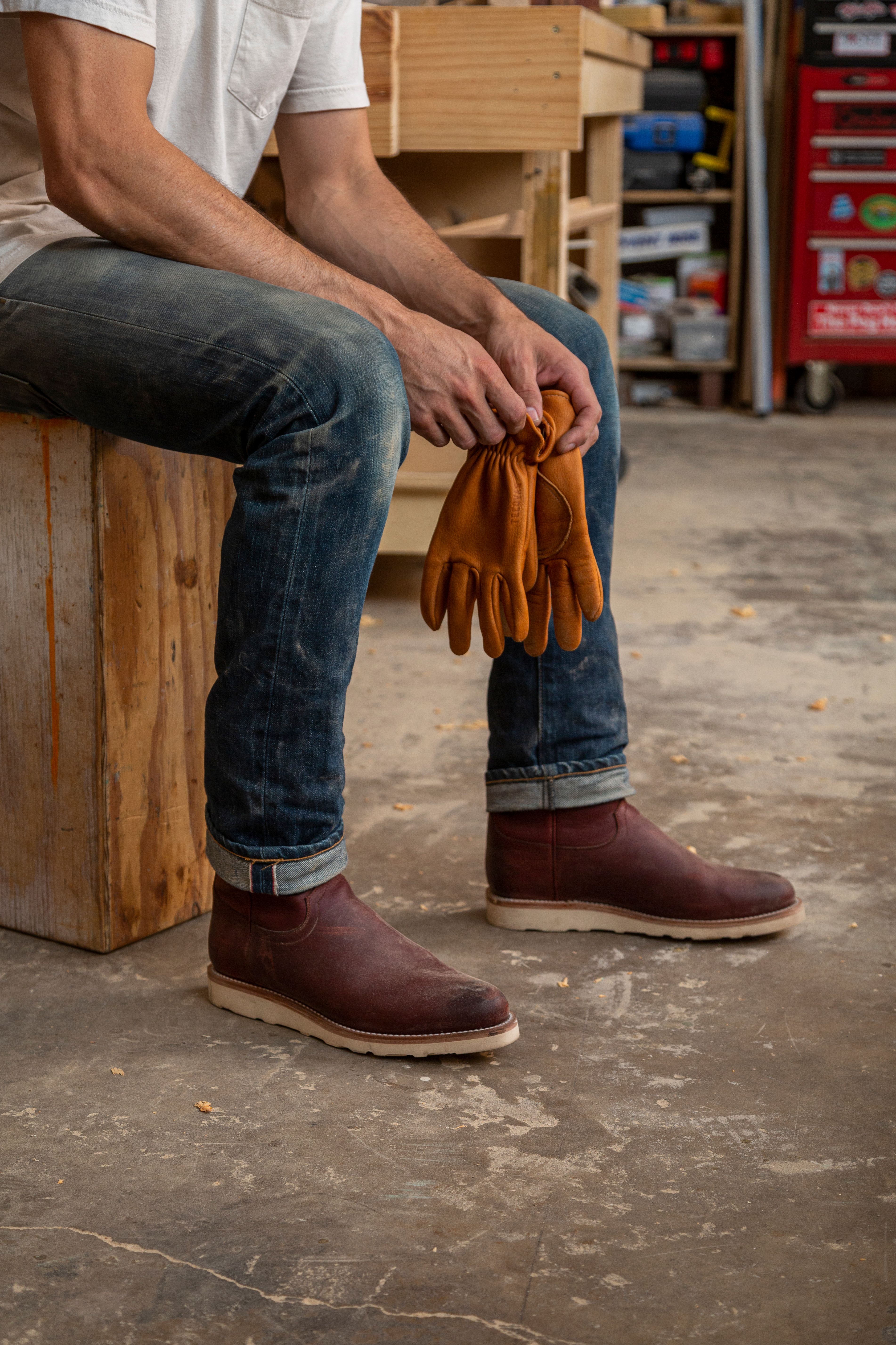 The Knox in Briar Cowhide - Men's Roper Boot | Tecovas