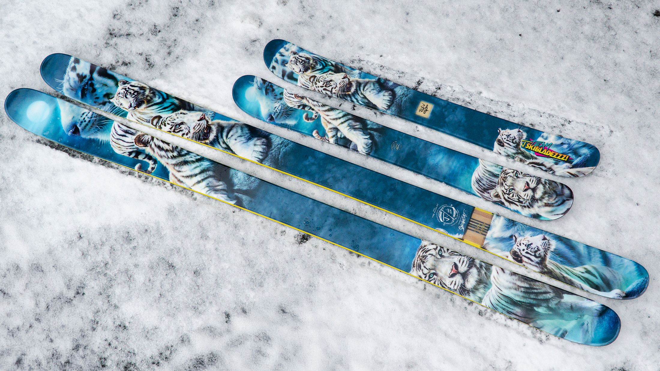 Snowcat · J skis • Limited Edition skis designed by Jason Levinthal