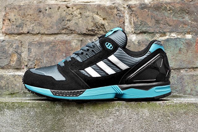 adidas Originals Zx 8000 (Black/Bright Cyan) - Releases
