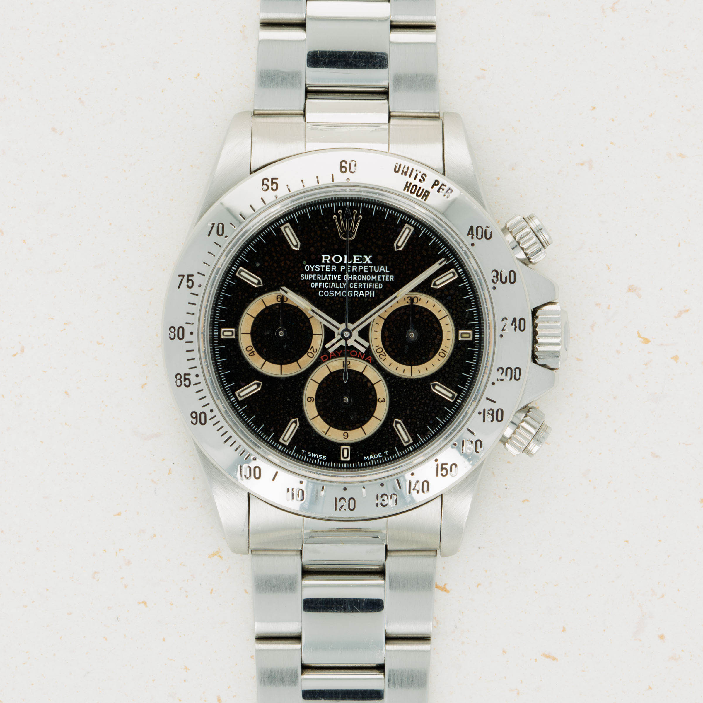 Rolex Cosmograph Daytona Zenith Movement Tropical Patrizzi Dial