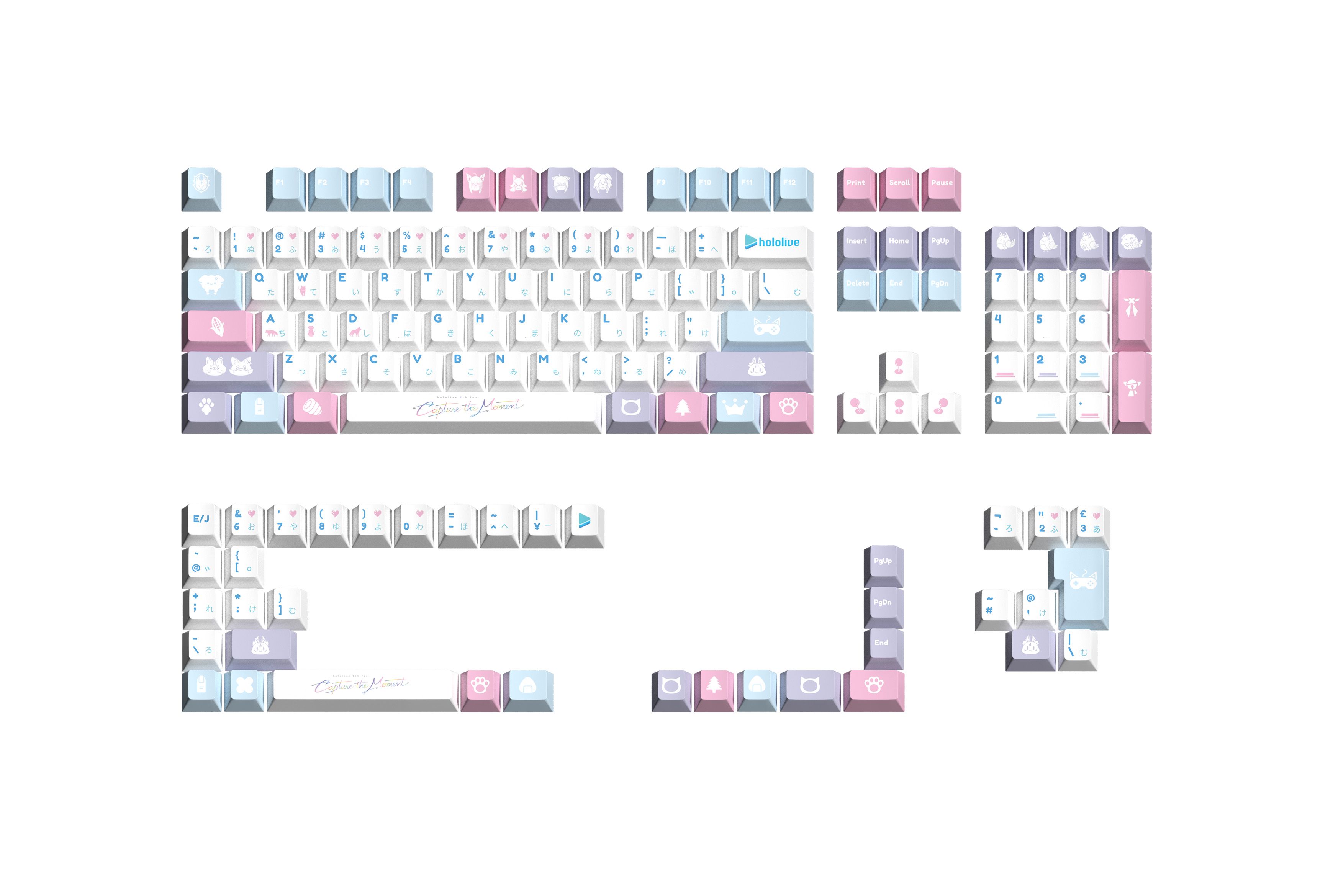 hololive GAMERS Capture the Moment Keycaps | HYTE