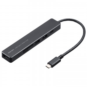 USB-5TCH15BK【HDMIポート付 USB Type-Cハブ】HDMIポートを搭載したUSB