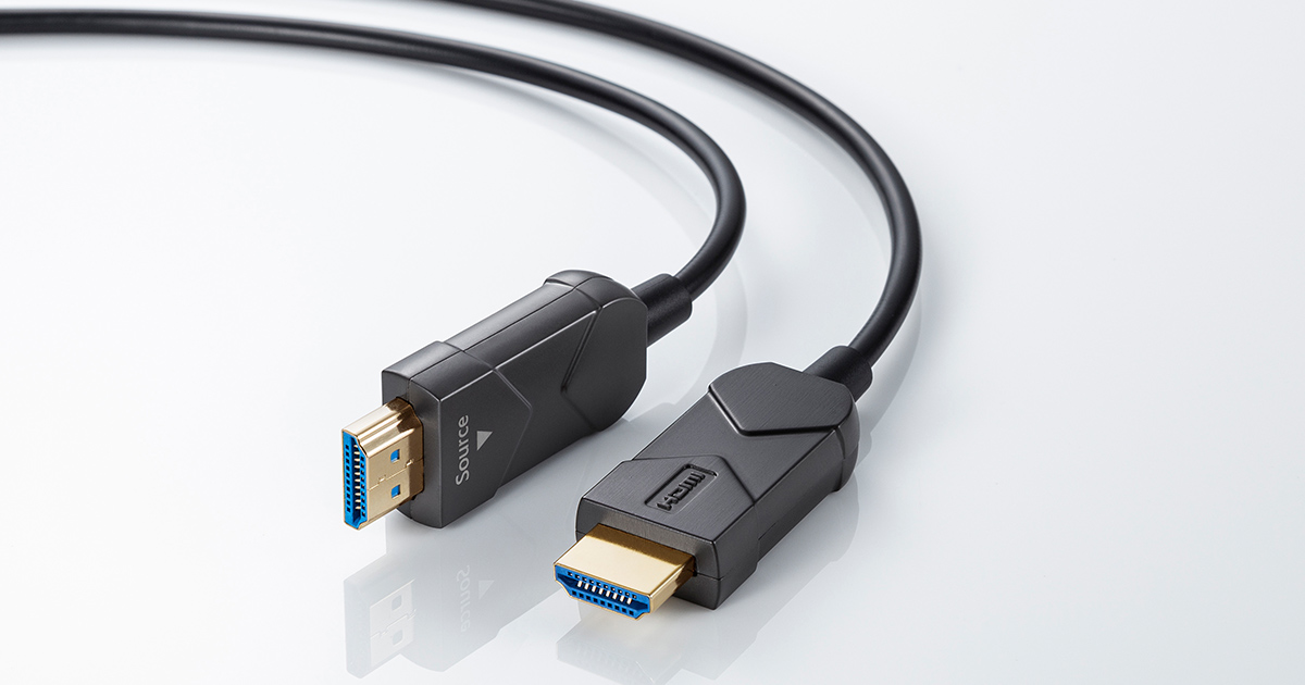 KM-HD20-UFB10LP【8K/60Hz 4K/120Hz対応光ファイバHDMIケーブル（10m