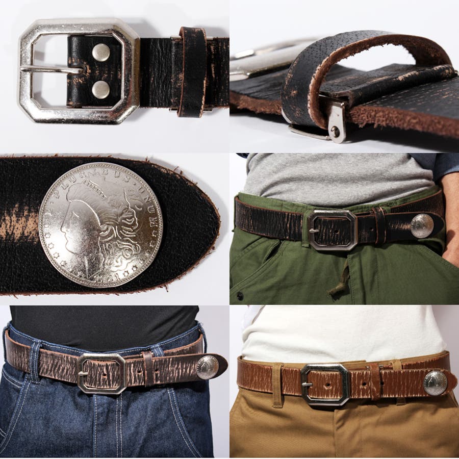 コンチョ レザー ベルト[品番：EH000000629]｜8（eight） （エイト）の