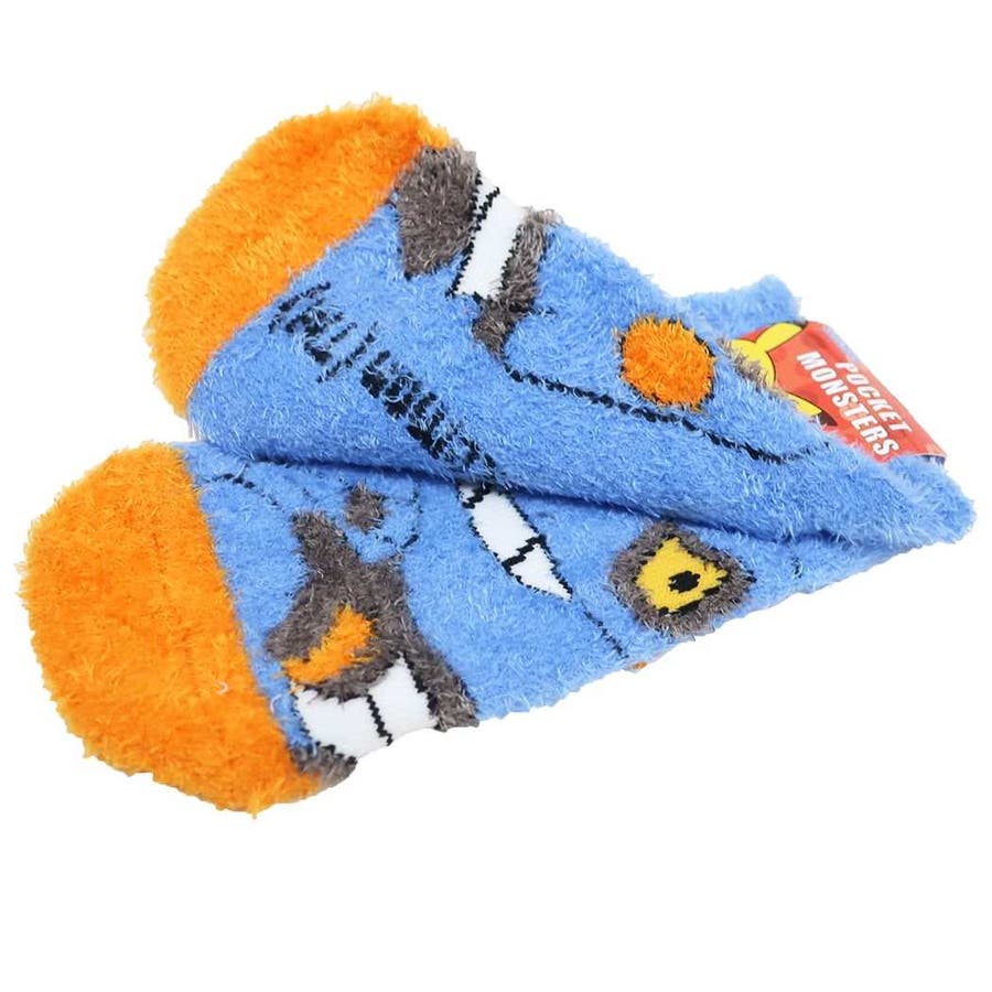 ポケットモンスター 子供用防寒室内靴下 キッズもこもこショート