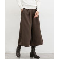 ガウチョパンツ ブラウン/茶色系（レディース） - ファッション通販