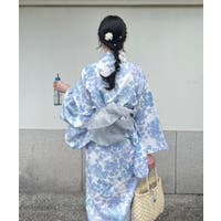 かわいい浴衣 ブルー・ネイビー/青・紺色系（レディース