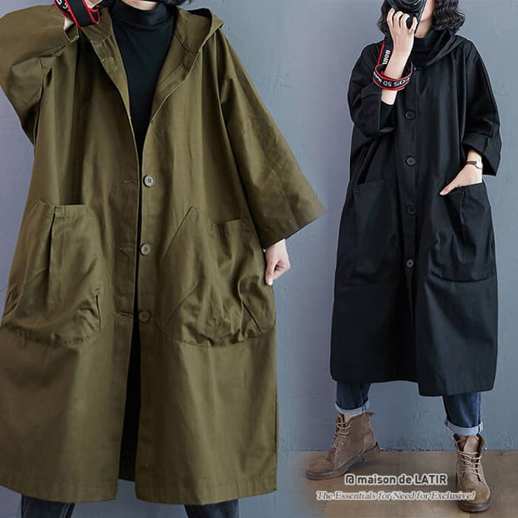 大人可愛いオーバーサイズマウンテンパーカー ウィンドブレーカー