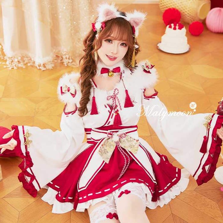 ピュアリィファー巫女キャット《オリジナルコスプレ9点セット