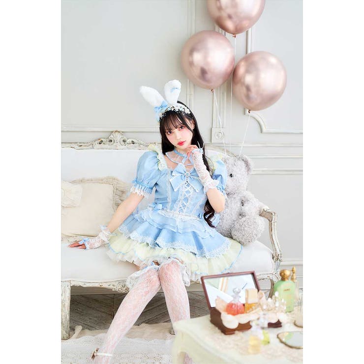 佐藤ノア&中村里砂着用】ロイヤルマリーレースバニー《オリジナル