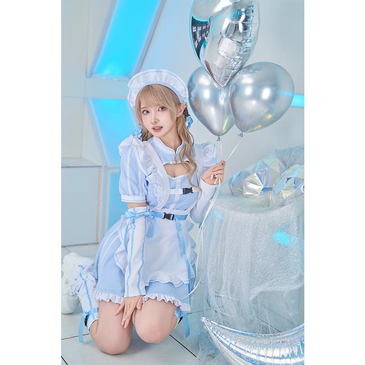 アクセントラインハーネスジャージメイド《ハロウィンコスプレ9点