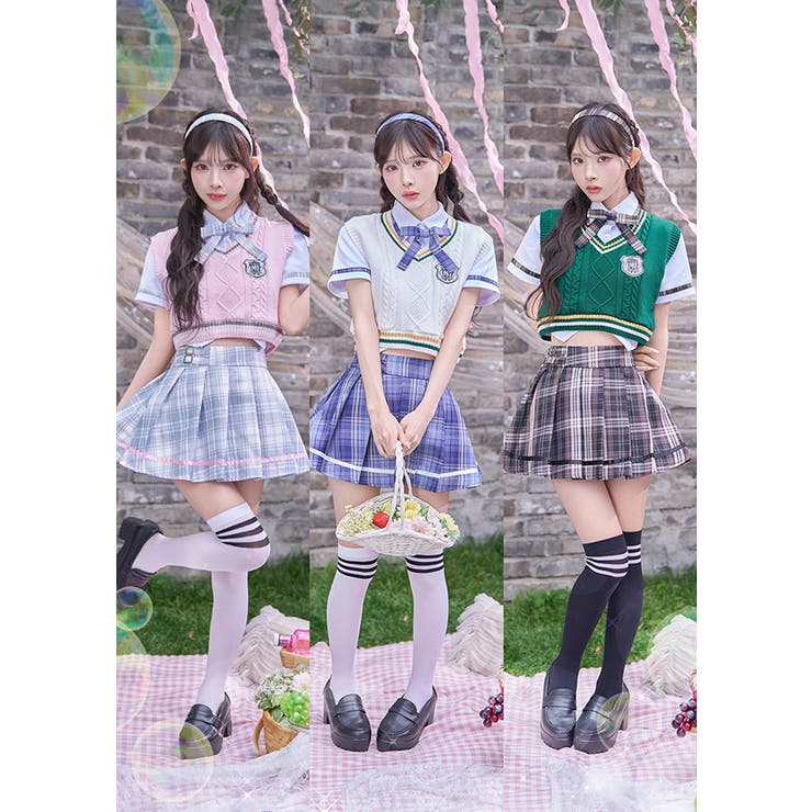 アイドルモードスクールガールコスチューム《オリジナルコスプレ6点