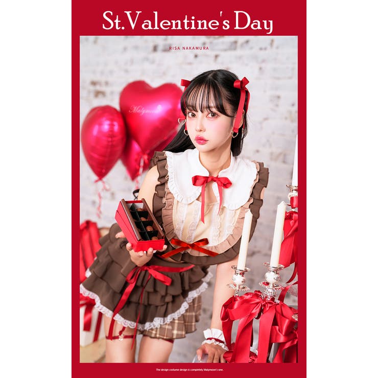 中村里砂着用】アイドルチョコレートメイド《ハロウィンコスプレ8点