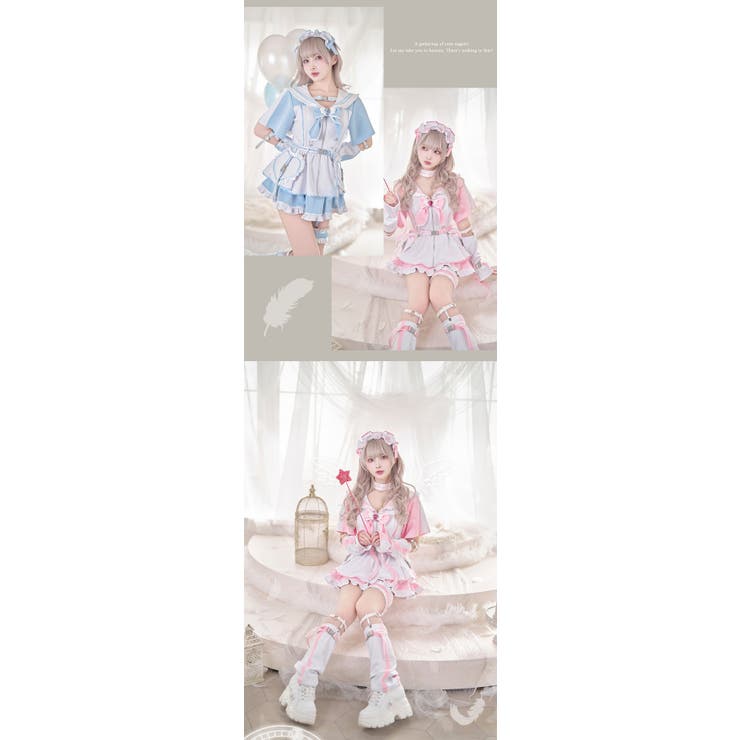 天使界隈 魔法少女ドリーミーセーラー《ハロウィンコスプレ11点セット