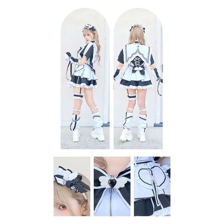 天使界隈 魔法少女ドリーミーセーラー《ハロウィンコスプレ11点セット