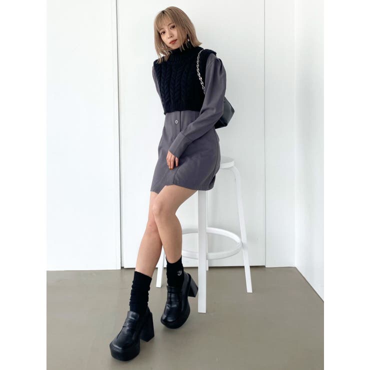 ワイドラウンドローファー[品番：MKSW0048392]｜EMODA（エモダ）の