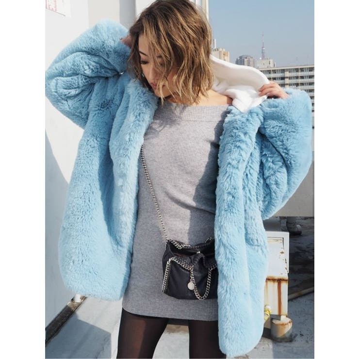 フードエコファーコート[品番：MKSW0012519]｜GYDA（ジェイダ）の