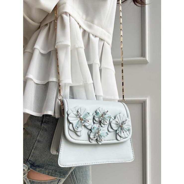 フラワーモチーフコンパクトバッグ[品番：MKSW0068062]｜RESEXXY