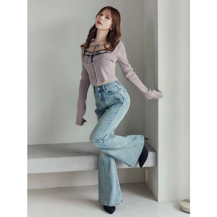 バイカラーキャミニットアンサンブル[品番：MKSW0068245]｜EATME