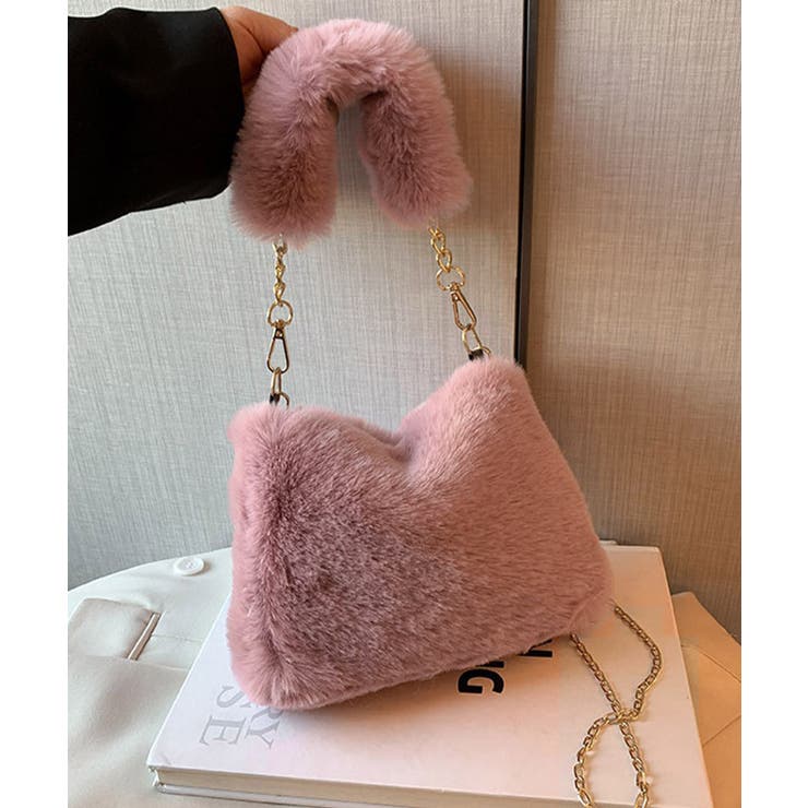 ファーバッグ チェーンショルダーバッグ[品番：II000011397