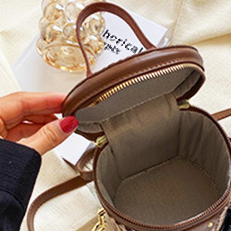 バケツ型 ショルダーバッグ レディース[品番：II000009595