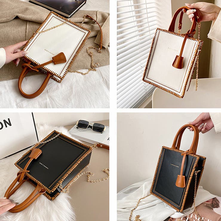 ショルダーバッグ チェーン PUレザー[品番：II000007311