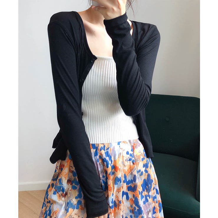 リブ ニットキャミソール サマーニット[品番：II000007135]｜Aimoon