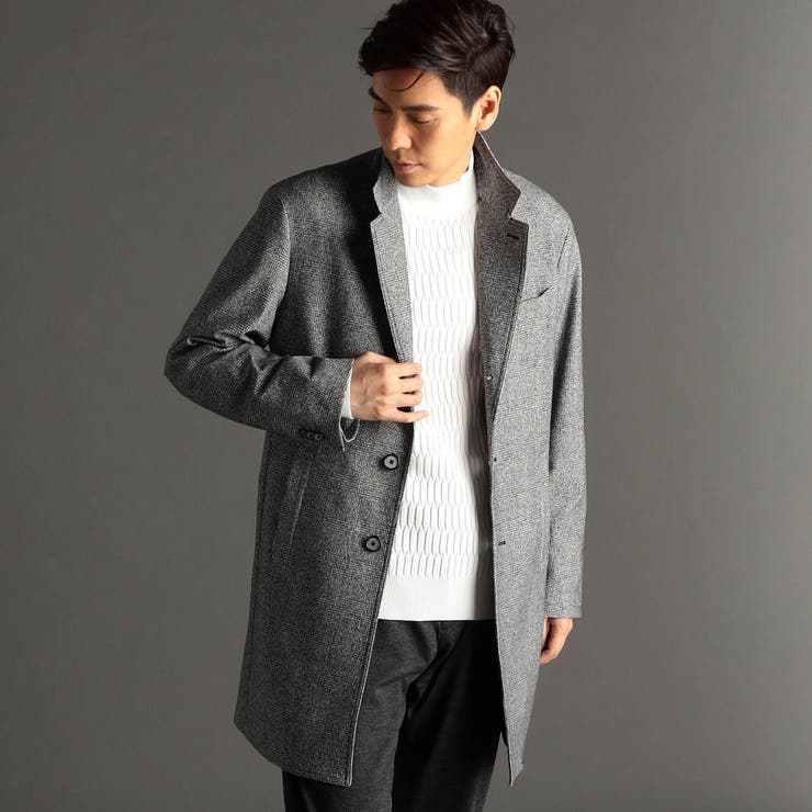 グレンチェック チェスターコート[品番：NICW0006184]｜NICOLE（ニコル