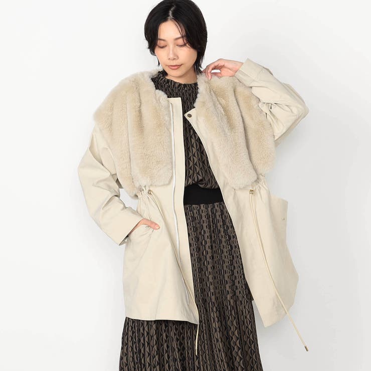WALDO】ファー付きモッズコート[品番：NICW0006177]｜NICOLE（ニコル