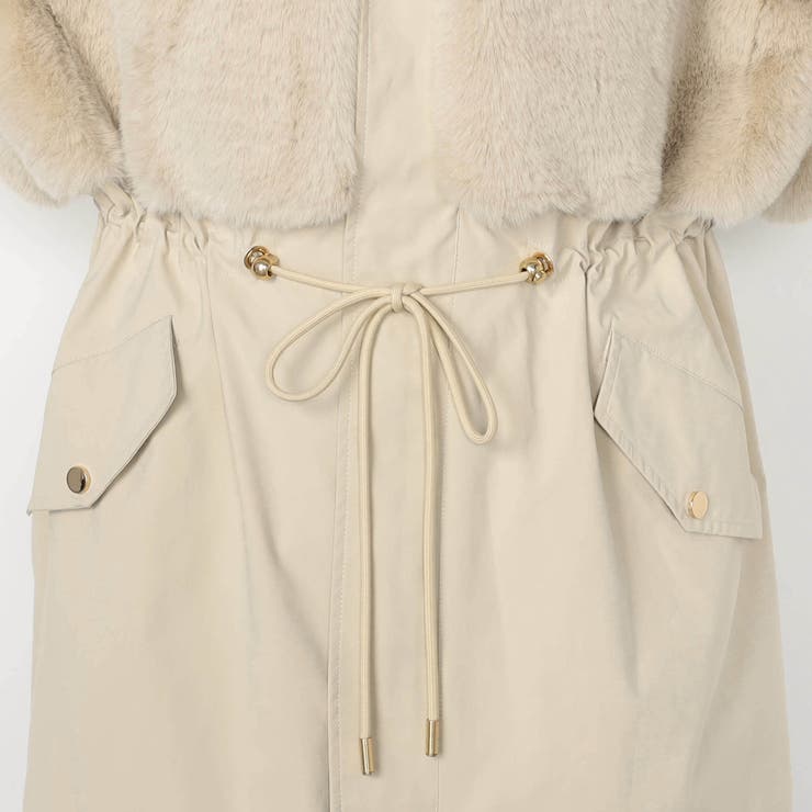 WALDO】ファー付きモッズコート[品番：NICW0006177]｜NICOLE（ニコル