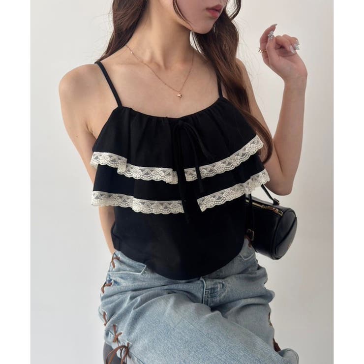 one after another】フリルキャミソール [品番：NCLW0016098]｜NICE