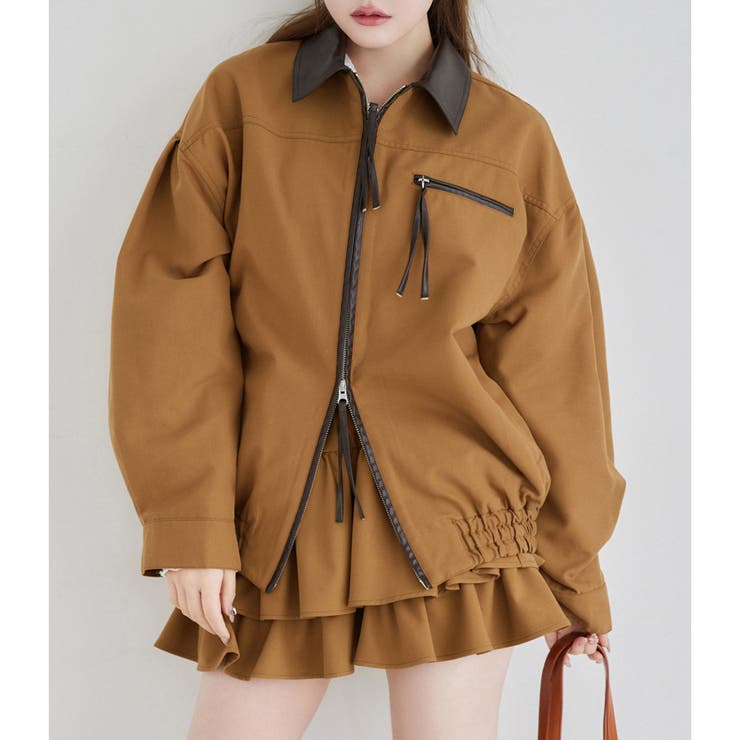 one after another】セットアップ対応/パイピングジャケット[品番