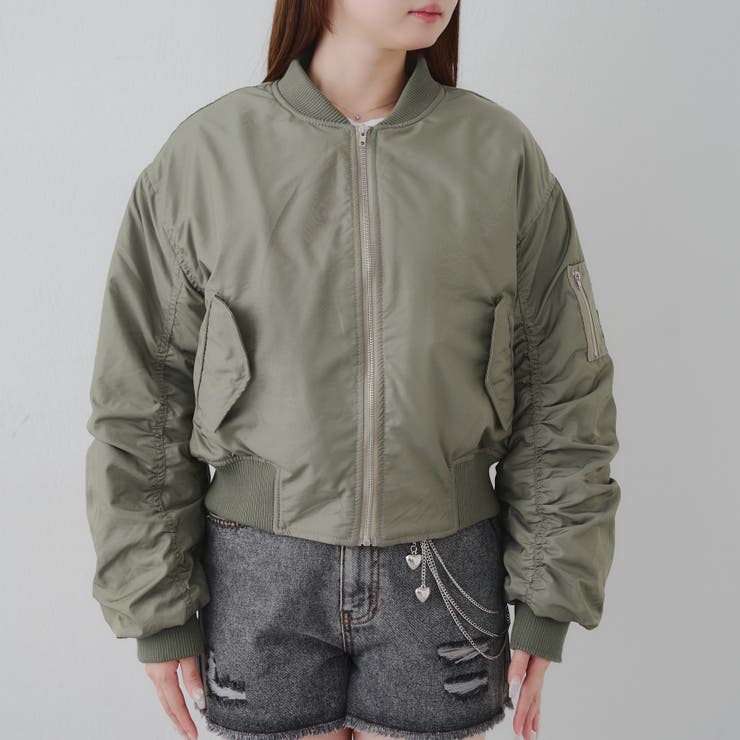 MARCHES】フェイクファー付 MA-1[品番：NCLW0016855]｜NICE CLAUP