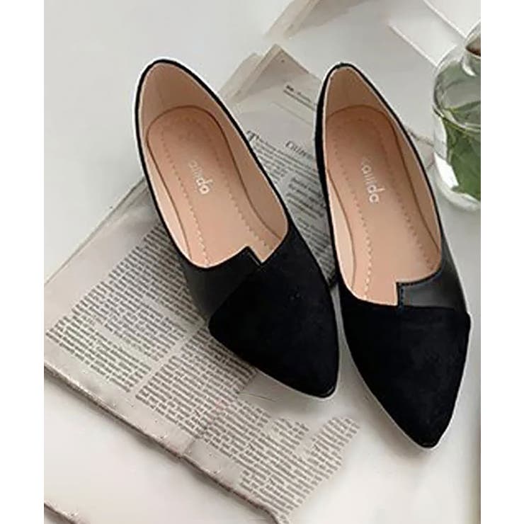 ポインテッドトゥ フラットシューズ ポインテッドトゥ[品番