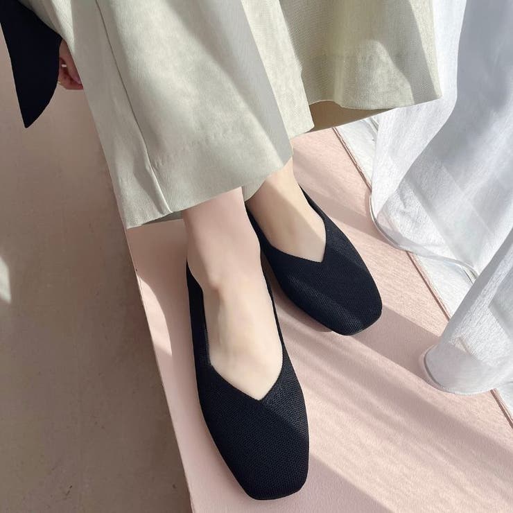 軽量！洗濯可能！【跳べるパンプス】ニットパンプス / R-3215[品番