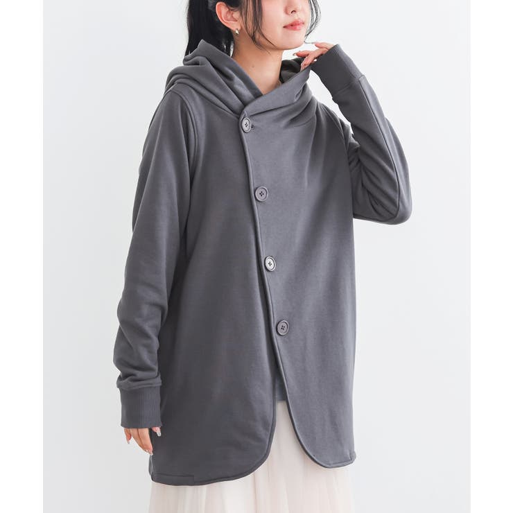 n'OrLABEL洗練フード付きデザインジャケット [品番：MITW0001436