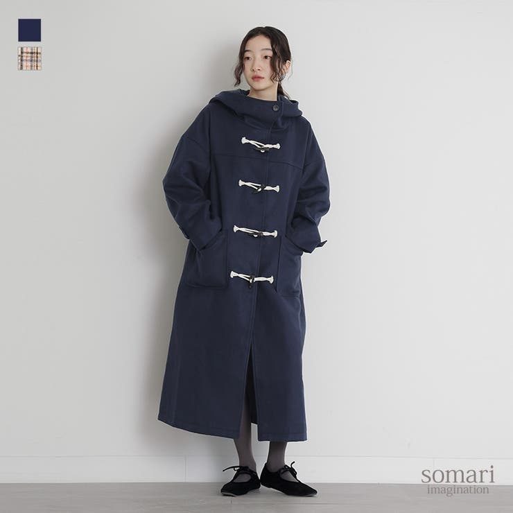 YAECA ロングダッフルコート ネイビー 2026年最新】YAECA ダッフル