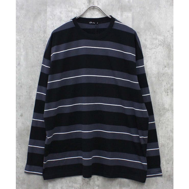 ボーダーロンT メンズ Tシャツ[品番：MSSK1628049]｜NEXT WALL