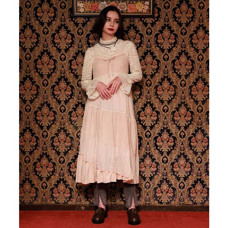 パッチワークキャミワンピース[品番：IGAW0005427]｜axes femme